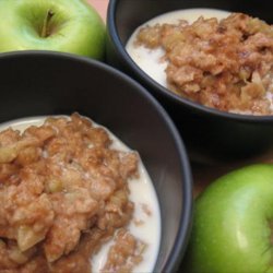 Microwave Creamy Apple-Cinnamon Oatmeal recipe