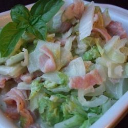 Creamed Cabbage and Bacon recipe