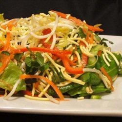 Crispy Noodle Salad With Sweet and Sour Dressing recipe