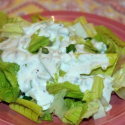 Iceberg Wedges With Creamy Blue Cheese Dressing recipe