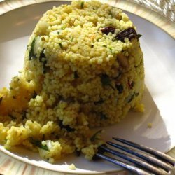 Saffron Couscous With Herbs recipe