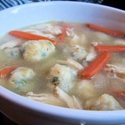 Low Calorie yet   Delicious Chicken and Baby Dumplings recipe