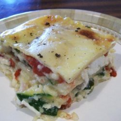 Vegetable Lasagna With a Thick Bechamel Sauce recipe