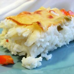 Cheesy Green Chili Rice recipe