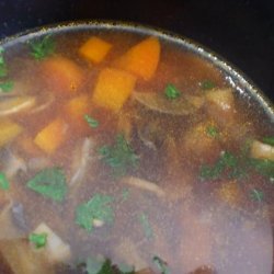 Mushroom Vegetable Soup recipe