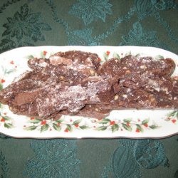 Biscotti Al Cioccolato E Noce (Double Chocolate Walnut Biscotti) recipe
