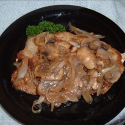 Balsamic Pan Seared Pork Chops recipe