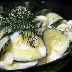 German Deli Cucumber Salad (Gurkensalat) recipe
