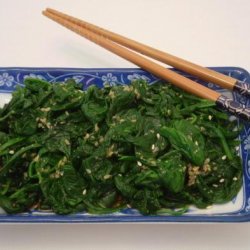 Gomae - Japanese Style Spinach Salad recipe