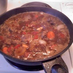 Fragrant Lamb Stew with Dried Fruits recipe
