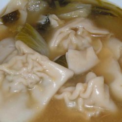 Kittencal's Asian Pork Wonton Soup Dumplings recipe