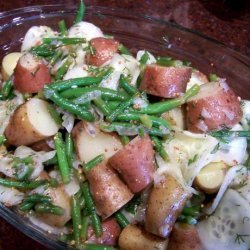 Haricots Verts, Red Potato and Cucumber Salad recipe