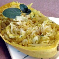 Spaghetti Squash With Onions, Garlic, and Herbs recipe