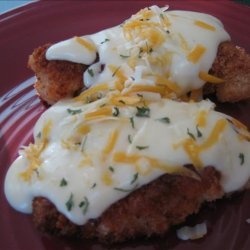 Chicken Breasts With Cheese Sauce recipe