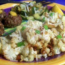 Oven-Roasted Cauliflower With Garlic, Olive Oil and Lemon recipe