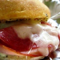 Special Hot  Ham and Cheese Sandwich recipe