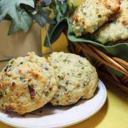 Red Potato Parmesan and Chive Drop Biscuits #RSC recipe
