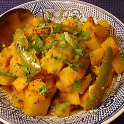 Indian Potatoes with Mustard Seeds (Sookhi Bhaji) recipe