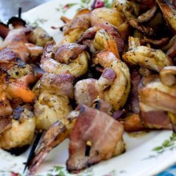 Grilled Bacon Wrapped Shrimp recipe