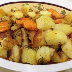 Roasted Potatoes, Parsnips and Carrots recipe