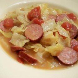 Cabbage and Sausage Crock Pot recipe
