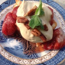 Strawberries With Kahlua Cream recipe