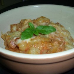 Gnocchi Bake With Pancetta and Red Onion recipe