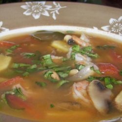 Simple Thai-style Lemongrass Shrimp Soup recipe