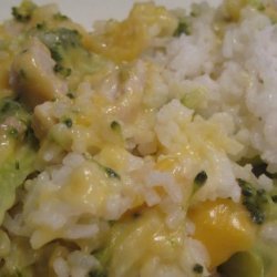 Chicken Broccoli Rice and Cheese Casserole recipe