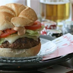 Taco Burgers With Chipotle Mayonnaise recipe