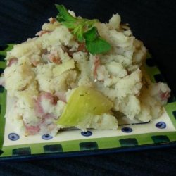Mashed Potatoes With Onion and Dill recipe