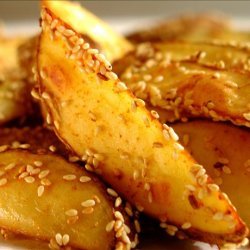 Spicy-Sesame Oven Fried Potatoes recipe