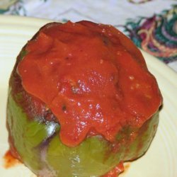 Stuffed Green Bell Peppers recipe