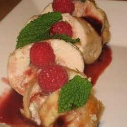 Boursin Stuffed Chicken Breasts With Raspberry Sauce recipe