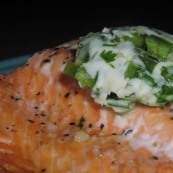 Grilled Salmon With Jalapeno Butter recipe
