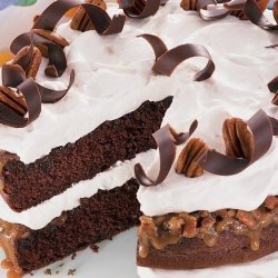Chocolate Praline Layer Cake recipe