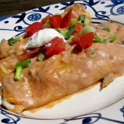 Easy Chicken and Cheese Enchiladas recipe