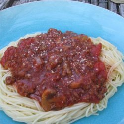 Mama's Spaghetti With Meat Sauce recipe