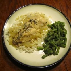 Crock Pot Lemon Garlic Chicken recipe