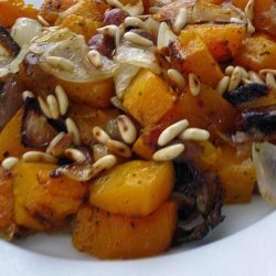Roasted Butternut Squash, Red Grapes and Sage recipe