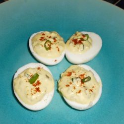 Horsey Deviled Eggs recipe