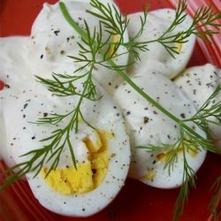Russian Eggs  With Horseradish Sauce recipe