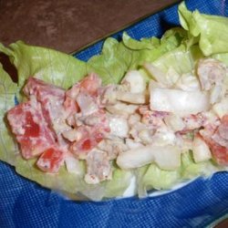 Carbless-Low Calorie Turkey Lettuce Wraps recipe