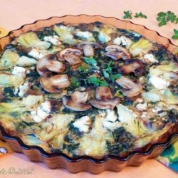 Spinach and Artichoke Pie - Ww Core recipe