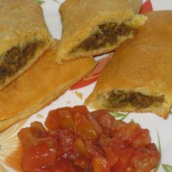 Spicy Jamaican Meat Pies With Island Salsa recipe