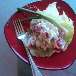 Potluck Portion -- Cottage Cheese Summer Breeze Salad recipe