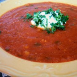 Tomato & Red Lentil Soup recipe