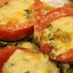 Baked Pesto Tomatoes recipe