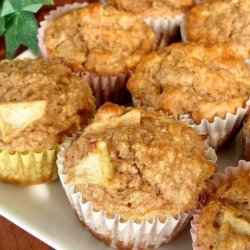 Oatmeal Apple Raisin Muffins recipe