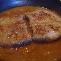 Easy Pork Chops in Savory Mustard Sauce recipe